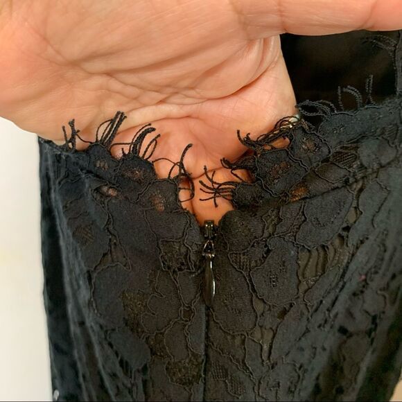 Fame and Partners Black Lace Maxi Dress - Picture 7 of 15